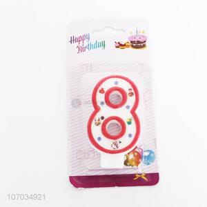 Fashion Birthday Decorative Number Candle Best Cake Candle