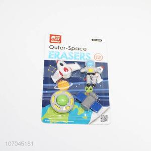 Suitable Price Cute Outer Space Eraser Set Students Eraser Set