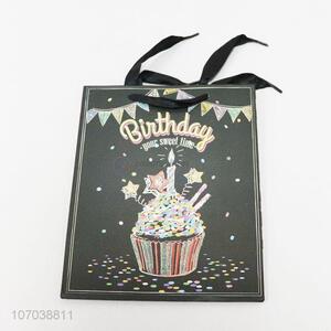 Hot Sale Fashion Foldable Eco-friendly Happy Birthday Gift <em>Paper</em> <em>Bags</em> With <em>Handles</em>