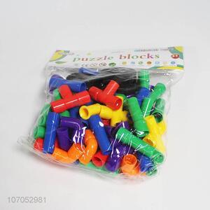 Good Quality Colorful Plastic Educational Puzzle Blocks