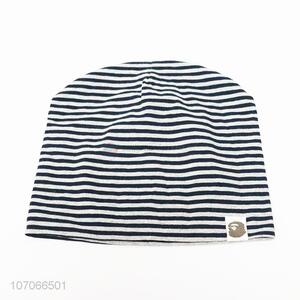 Good Quality Stripe Beanie Cap For Winter