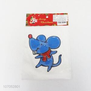 New Cartoon Mouse Shaped Christmas Decorative Window Sticker