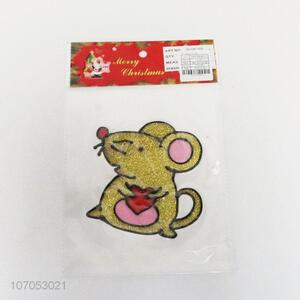 Wholesale Cartoon Mouse Shaped Christmas Decorative Window Sticker