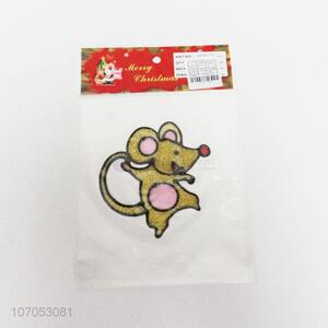 High Quality Cartoon Mouse Design Christmas Window Sticker