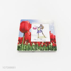 High Sales Flowers Printed Ceramic Photo Frame for 3