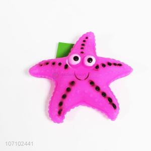 Wholesale newest starfish shape vinyl pet toy dog chew toy