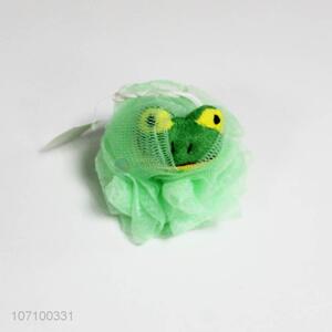 Wholesale Cartoon Frog Bath Ball Best Shower Ball