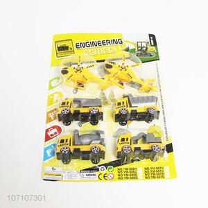 Factory Wholesale Engineering Series Plastic Toy Vehicle Set