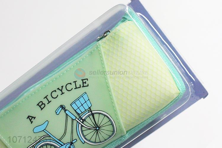 Fashion Bicycle Pattern Pen Bag Popular Pencil Bag