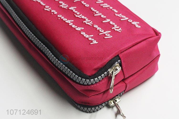 Best Selling Oxford Cloth Pencil Case Cheap Pen Bag