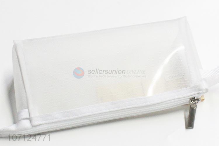 Top Quality Fashion Mesh Pen Bag For School And Office