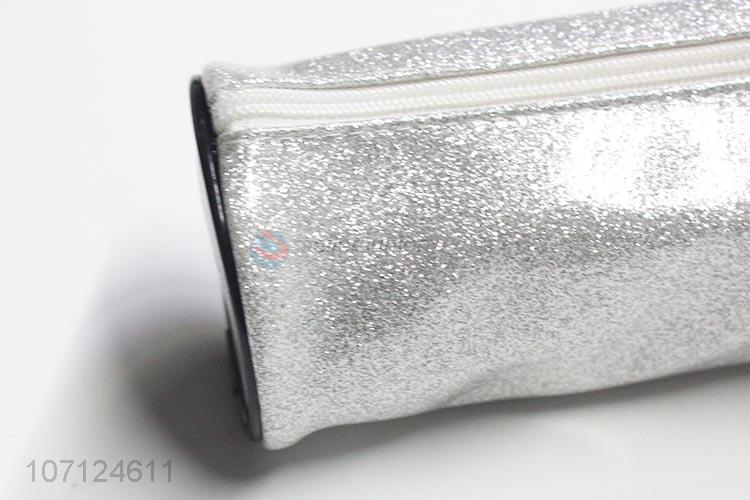 Good Sale Silver Pen Bag Cylinder Pencil Bag