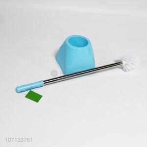 Low price bathroom accessories plastic toilet brush and holder cleaning tools