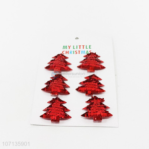 High Quality Christmas Tree Shaped Sequins Christmas Ornament Set