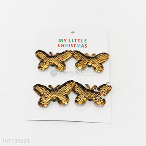 Wholesale Christmas Tree Decoration Sequins Butterfly Ornament Set