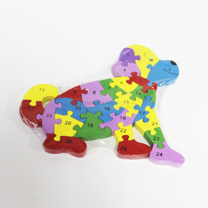 New Arrival Cute Dog Puzzle Building Blocks Toy Set