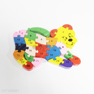 Hot Selling Wooden Puzzle Building Blocks Toy
