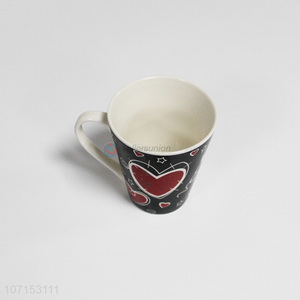 OEM fashionable ceramic coffee mug porcelain mugs with handle