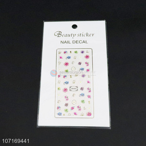 Hot Sale Nail Art Decorative Sticker Colorful Nail Decals