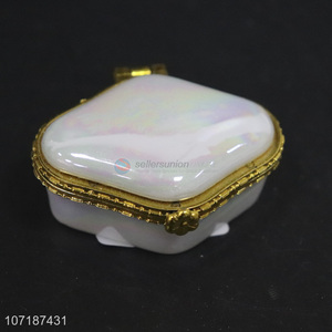 New design ceramic jewelry box trinket boxes for women