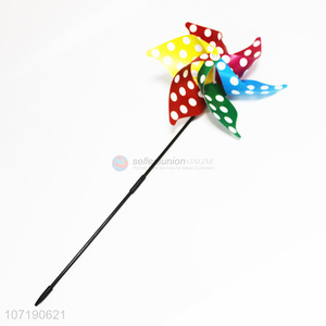 Factory sell plastic pinwheel toy windmill toy for kids