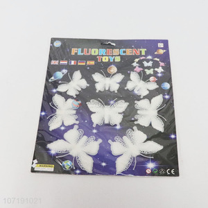 Fashion Butterfly Pattern Plastic Luminous Stickers