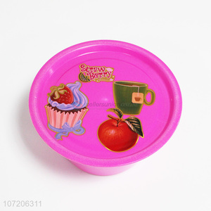 Fashion Printing Round Plastic Bowl Cover