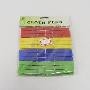 New Design 24PCS Plastic Clothes Pegs for Home Use