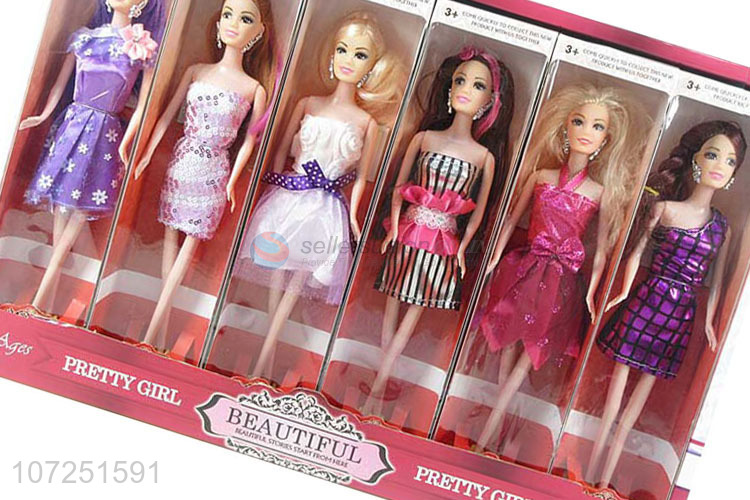 Custom Pretty Girl Dress Up Doll Set Toy