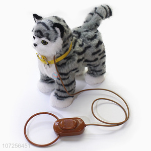 Good Sale Electric Simulation Pet Cat With Leash