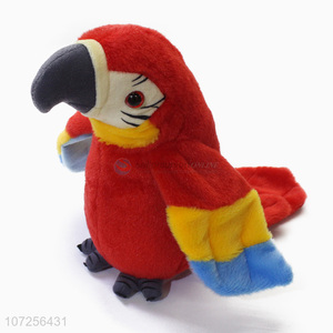 New Design Recordable Colorful Simulation Parrot Toy