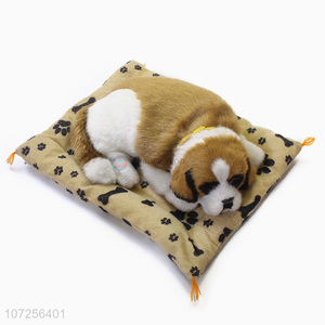 Good Sale Breathing Dog Fashion Simulation Dog Toy