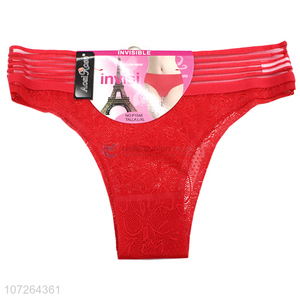 Cheap Price Comfortable Underwear Lady's Sexy Low Rise Thongs