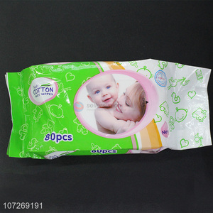 Direct Price 80Pcs Baby Wipes Best Pure Soft Cleaning Wipes