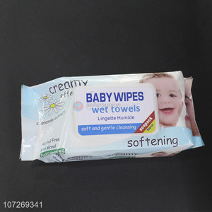 Best Price 80Pcs Soft Baby Cleaning Wipes Safty Wet Towels