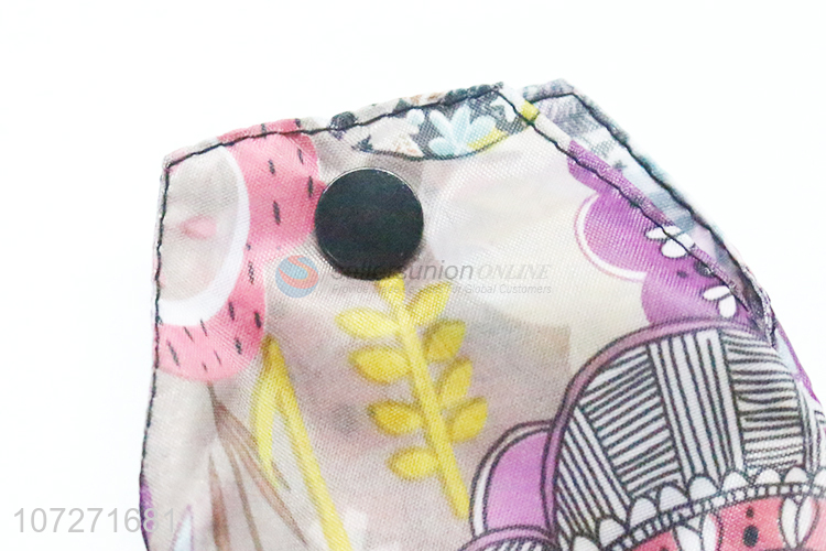 Premium quality foldable mobile phone bag shape shopping bag fashion handbag with hook