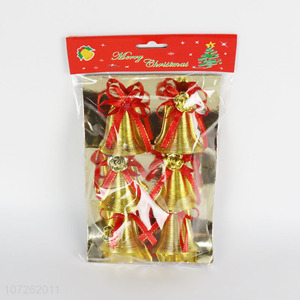 Custom Golden Christmas Bells for Christmas Decorations