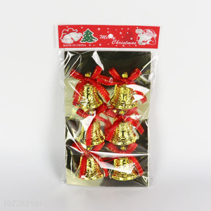 High Quality 6PCS Christmas Bells for Festival Decorations