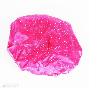 Wholesale cheap fashion satin shover cap bath cap for women