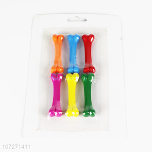 New products 6 colors bone shape crayon for <em>kids</em> drawing