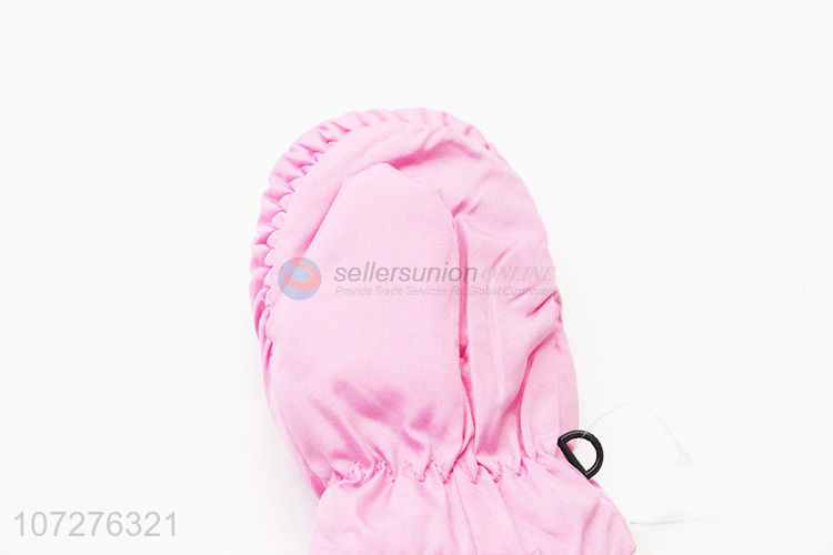 New Selling Promotion Warm Winter Windproof Waterproof Child Kids Ski Gloves