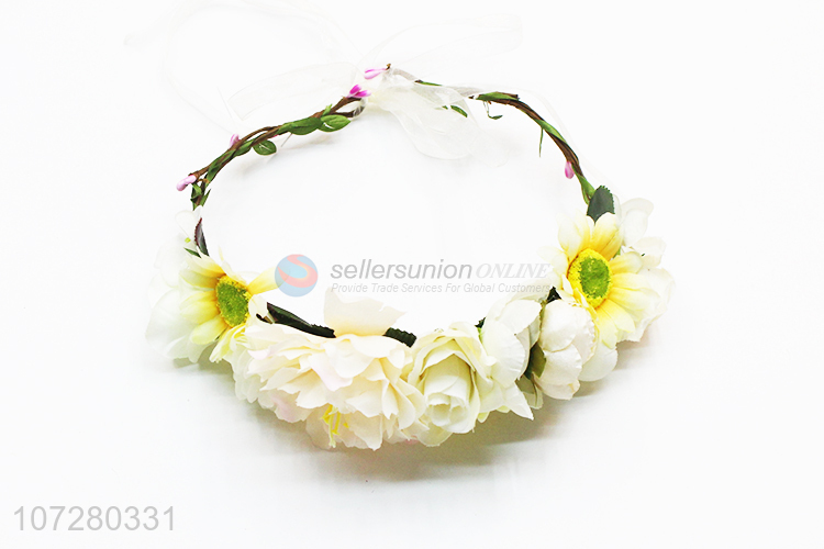 New Hair Wreaths Flower Crown Headband Wedding Festival Party Headpieces