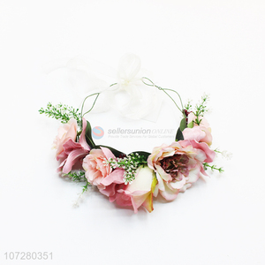 Best Price Hair Garland Floral Wreath Flower Headband For Wedding Wreath