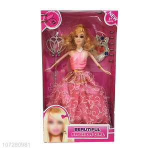 Wholesale Solid Body Fashion Girl Doll With Magic Fairy Sticks