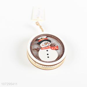 Low price wholesale wooden decoration Christmas pendant