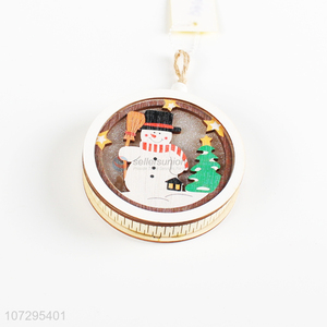 Factory direct sale wooden Christmas decoration pendant