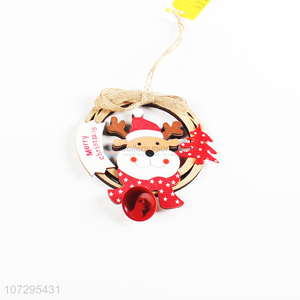 Good price Christmas wooden home bell pendant