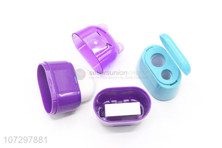 Factory Wholesale Creative Multifunction Eraser With Pencil Sharpener