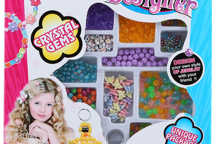 Good Factory Price Plastic Beads Jewelry Set Diy Kid Beads Toy