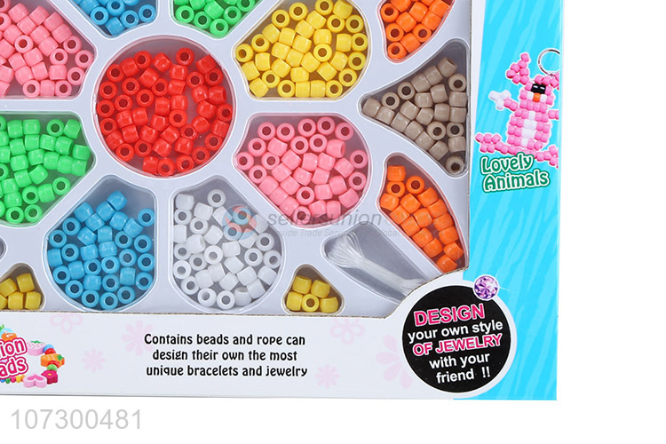 Reasonable Price Girls Diy Plastic Jewelry Toy Kids Jewelry Making Beads Kit